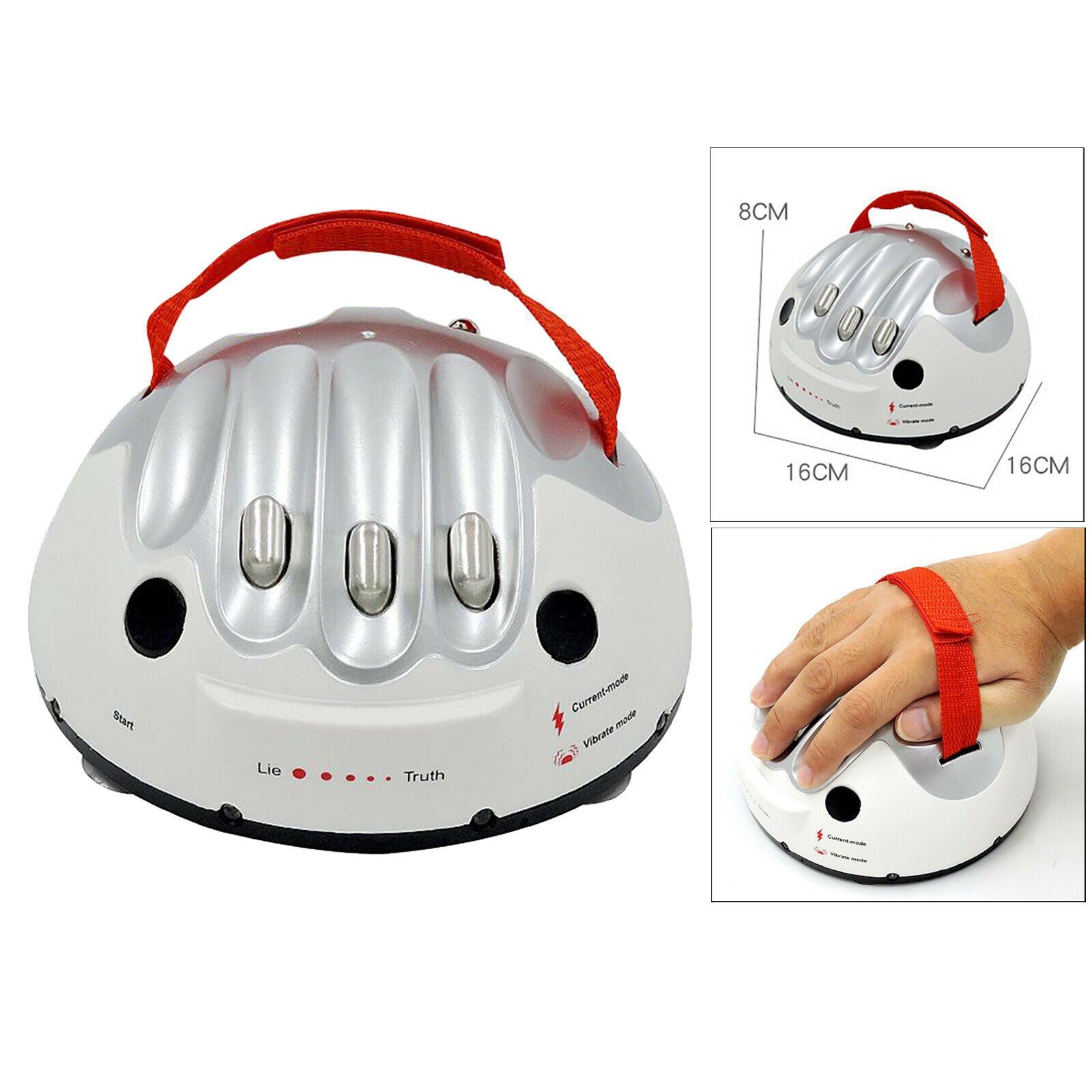 Polygraph Shocking Liar Tester Micro Electric Shock Truth Party Game