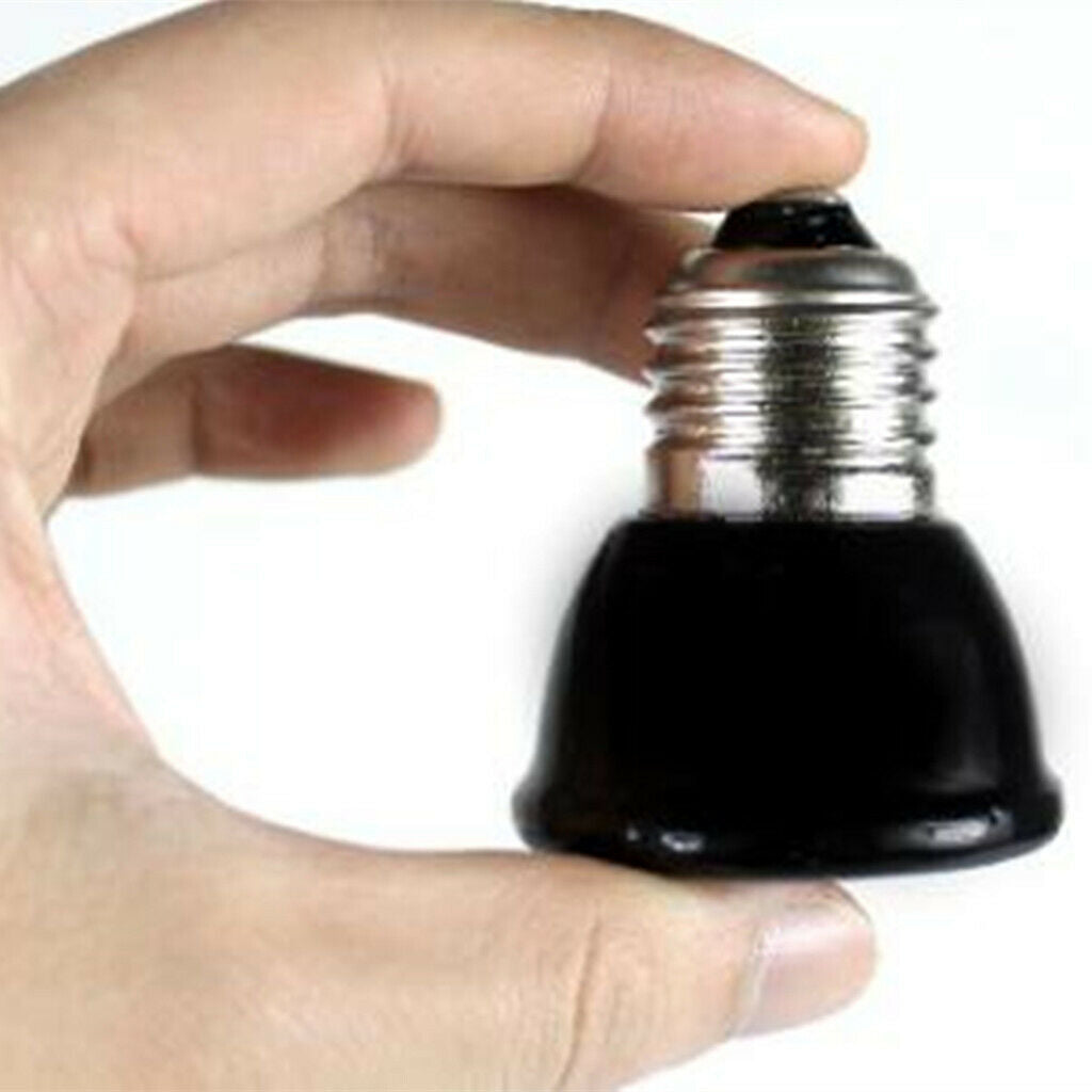 Heat Emitter 80W Durable Mini Basking Spot Lamp Bulb for Small Pets Reptile