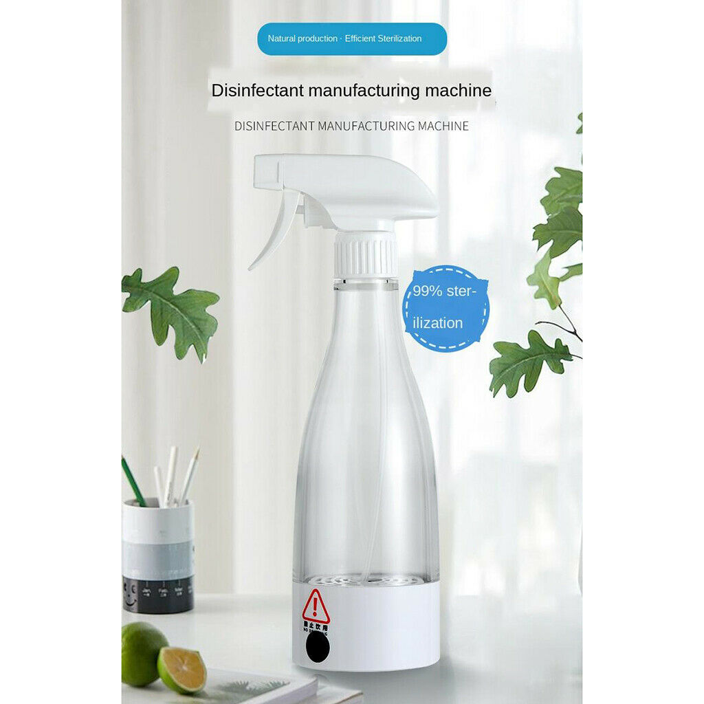 350ml DIY Portable Rechargeable USB Detergent Generator Maker White