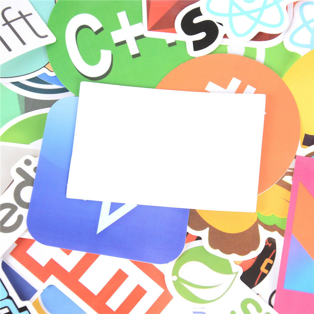 50Pcs Internet Java JS Programming Language Doodle Stickers For Laptop Car.l8