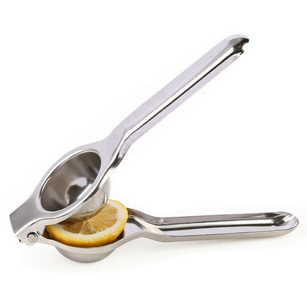 Lemon Juicer Squeezer Stainless Steel Metal Press Garlic Clip Hand Manual juicer