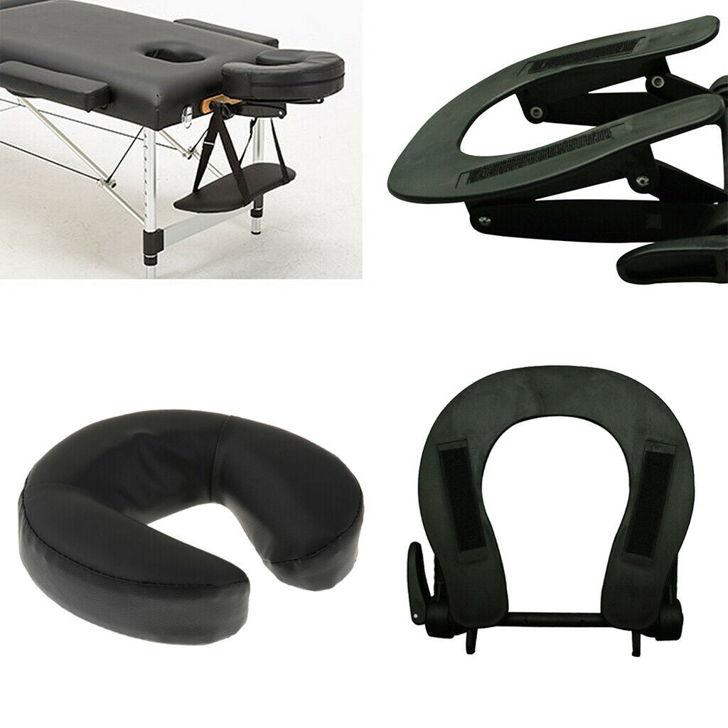 Massage Table Face Cradle Memory Foam Face Pillow Spa Table Bed Cushion Set