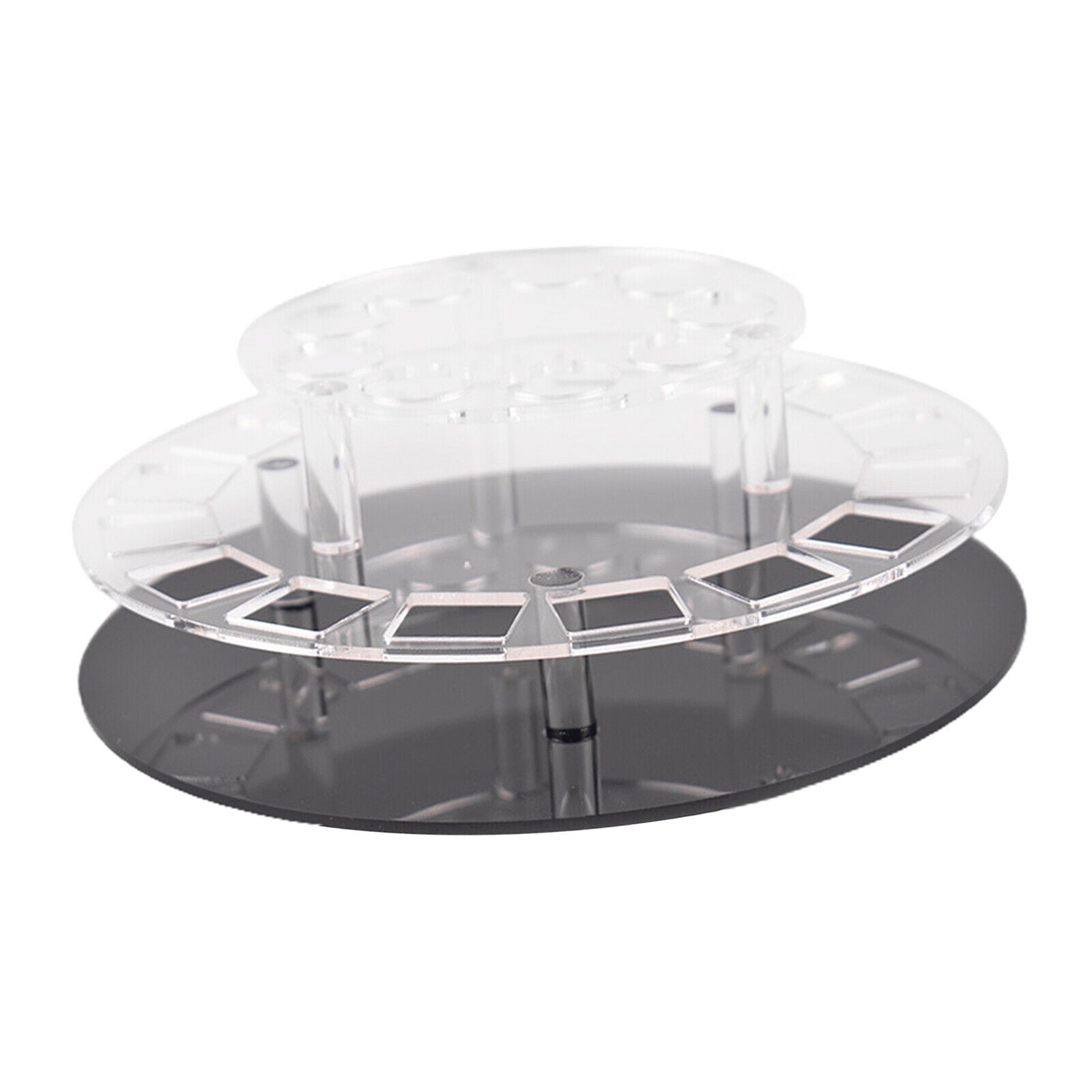 1pc Rotating Lipstick Tower Acrylic Organizer Makeup Box Rack Countertop