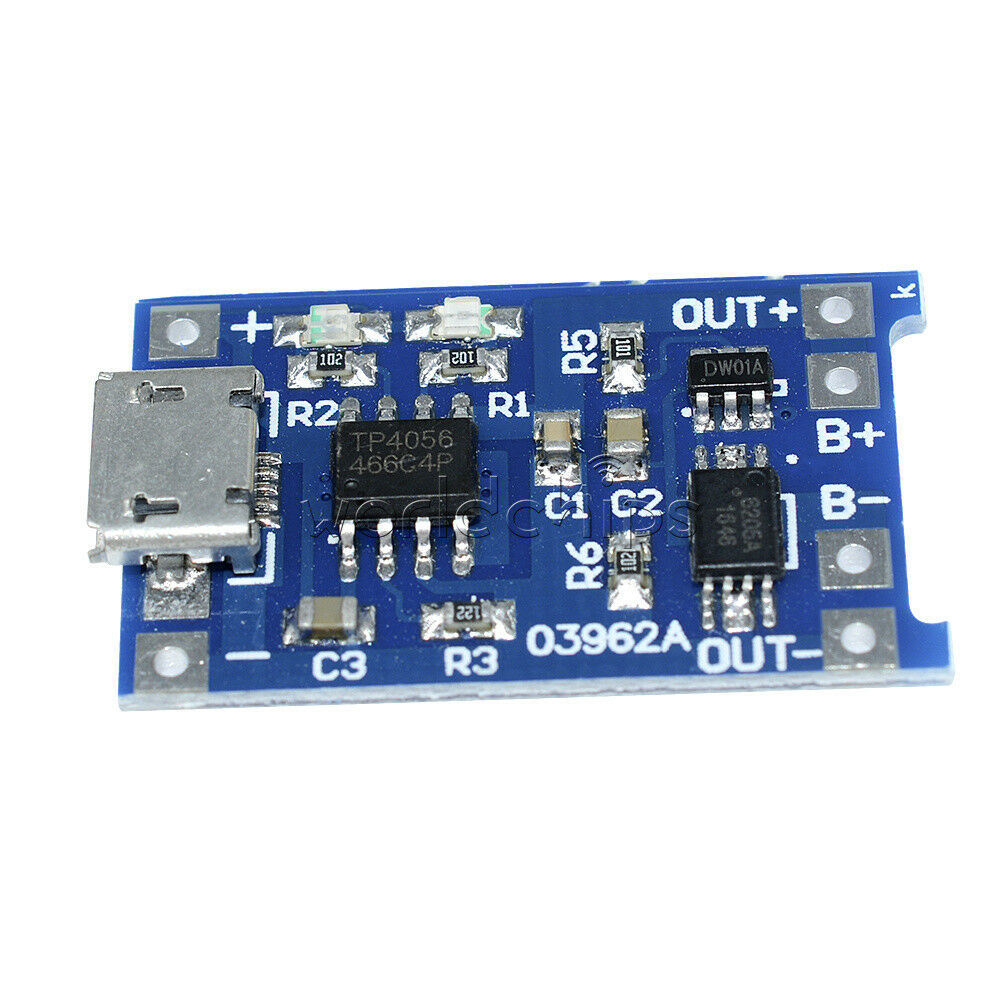 10pcs 5V USB 18650 Lithium Battery Charging Board Protection Module