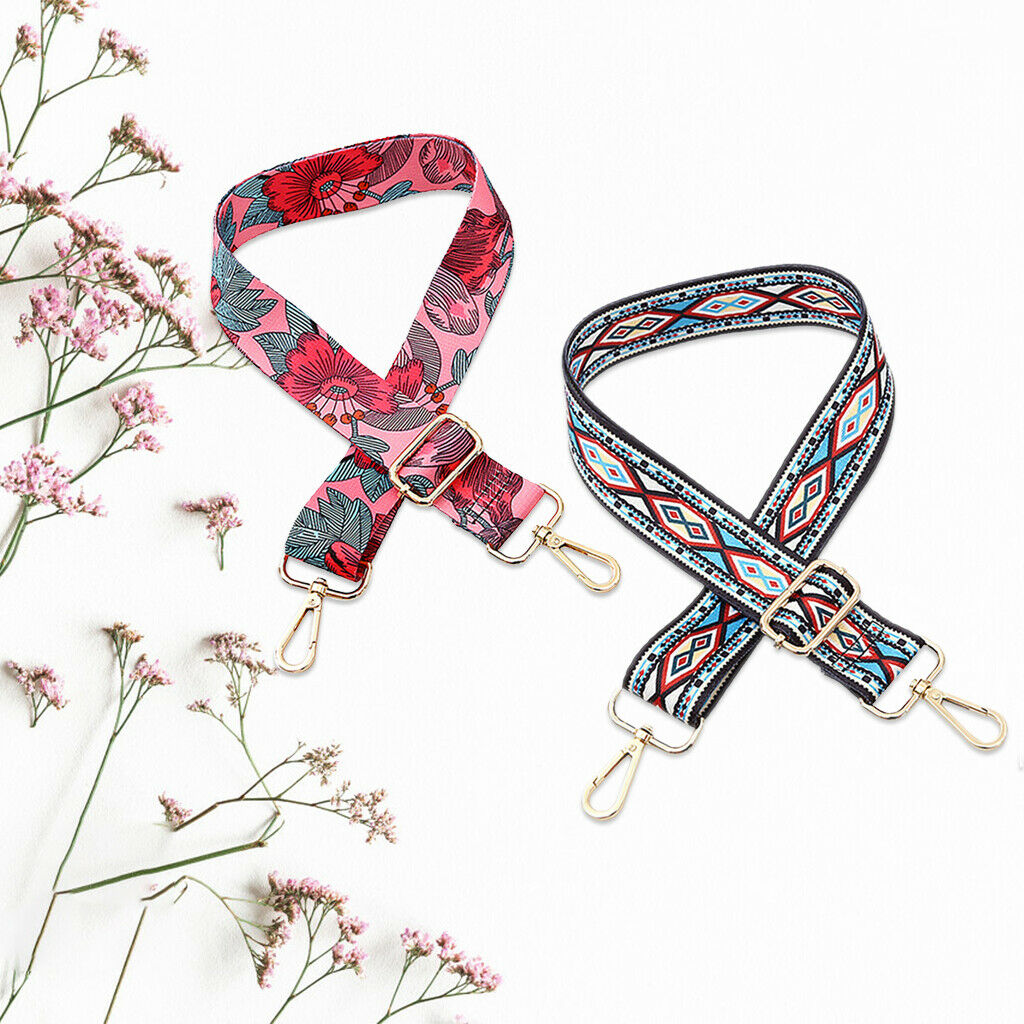 2x Womens Bag Strap Crossbody Bag Removable Adjustable Bag Accessory 140cm