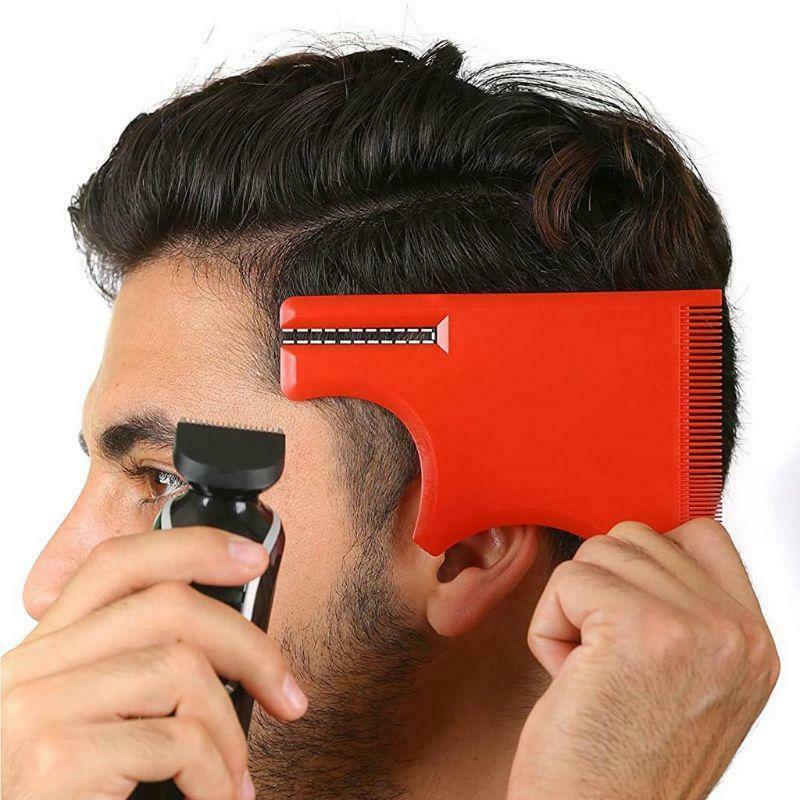 Men's Beard Combs Shaping Styling Template Comb for Salon Hair Trim Beards