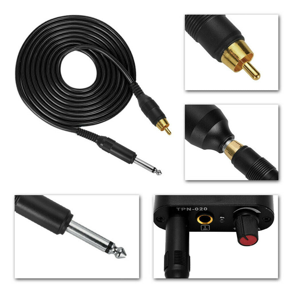 Body Art Supplies Kit Rotary Tattoo Machine with Clip Cord Elastic Bandage