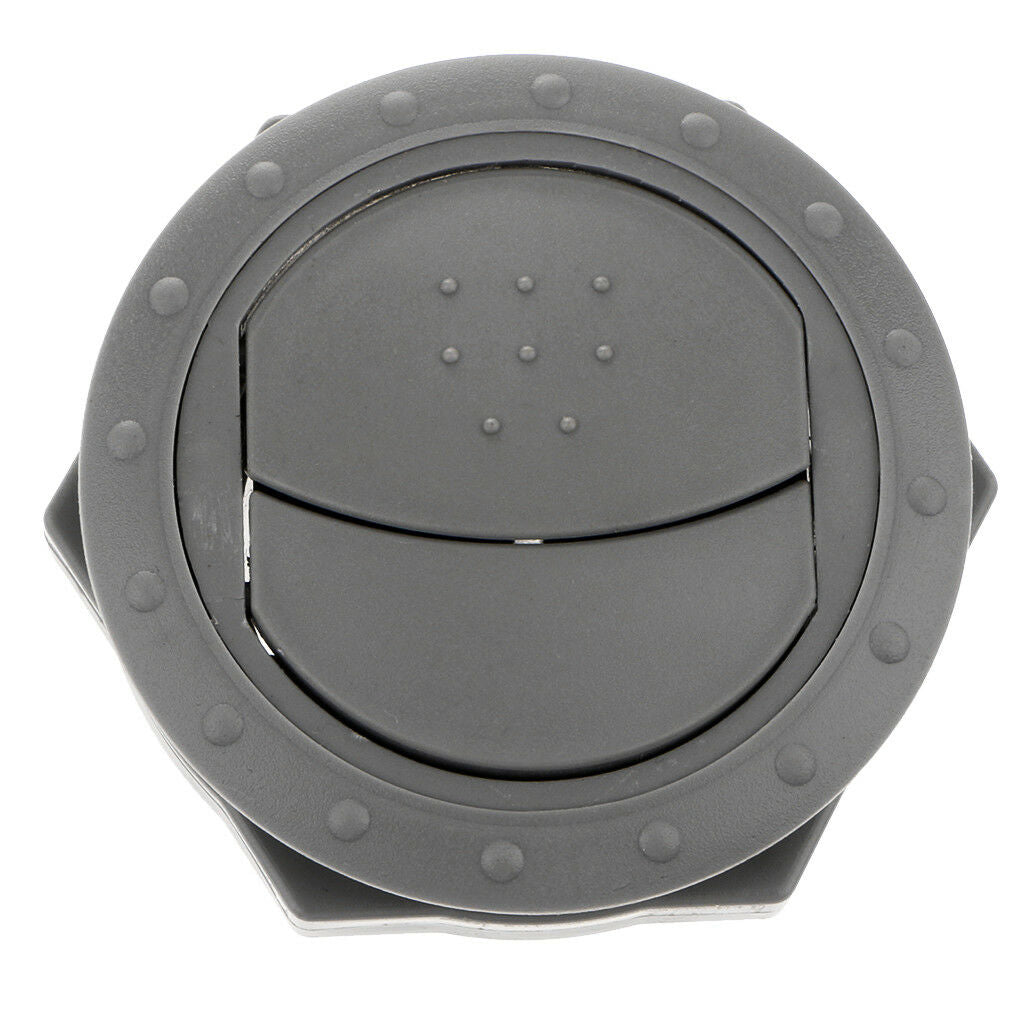 Replacement RV Interior Side Air Exhaust Vent Ventilation Outlet 60mm Grey