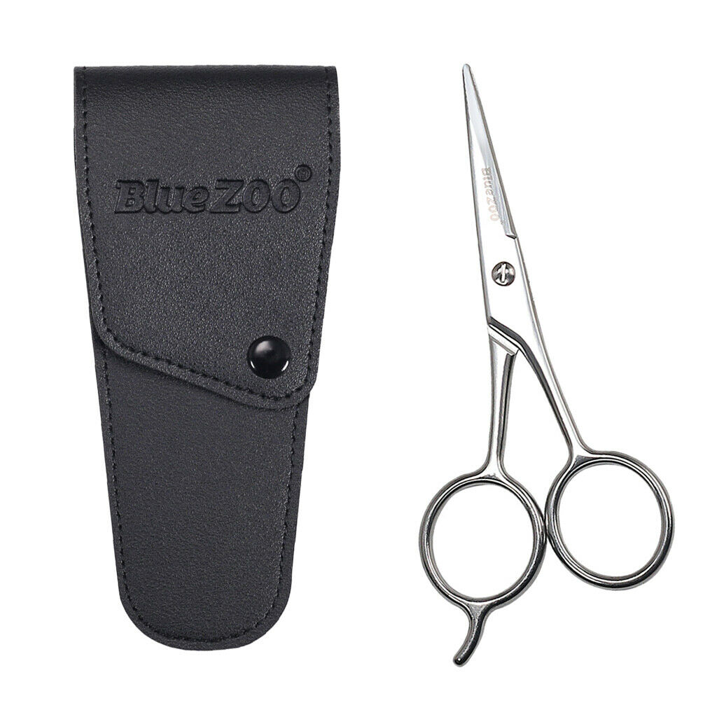 Barber Salon Beard Trimming Eyelashes Nose Hair Scissors for Hairdressing