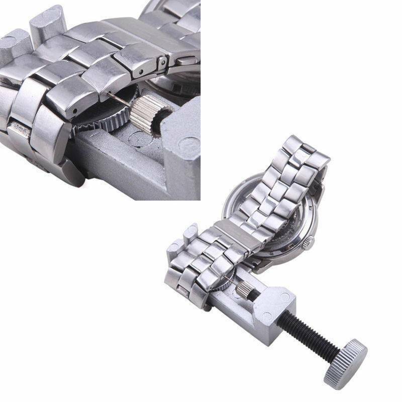 US - Metal Adjustable Watch Pin Remover Band Strap Bracelet Link Repair Tool Kit