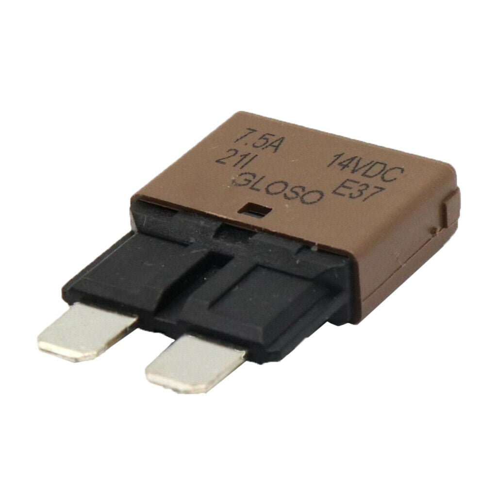 Car Truck Marine Universal Reset Circuit Breaker Blade Fuse 12V/24V 7.5A