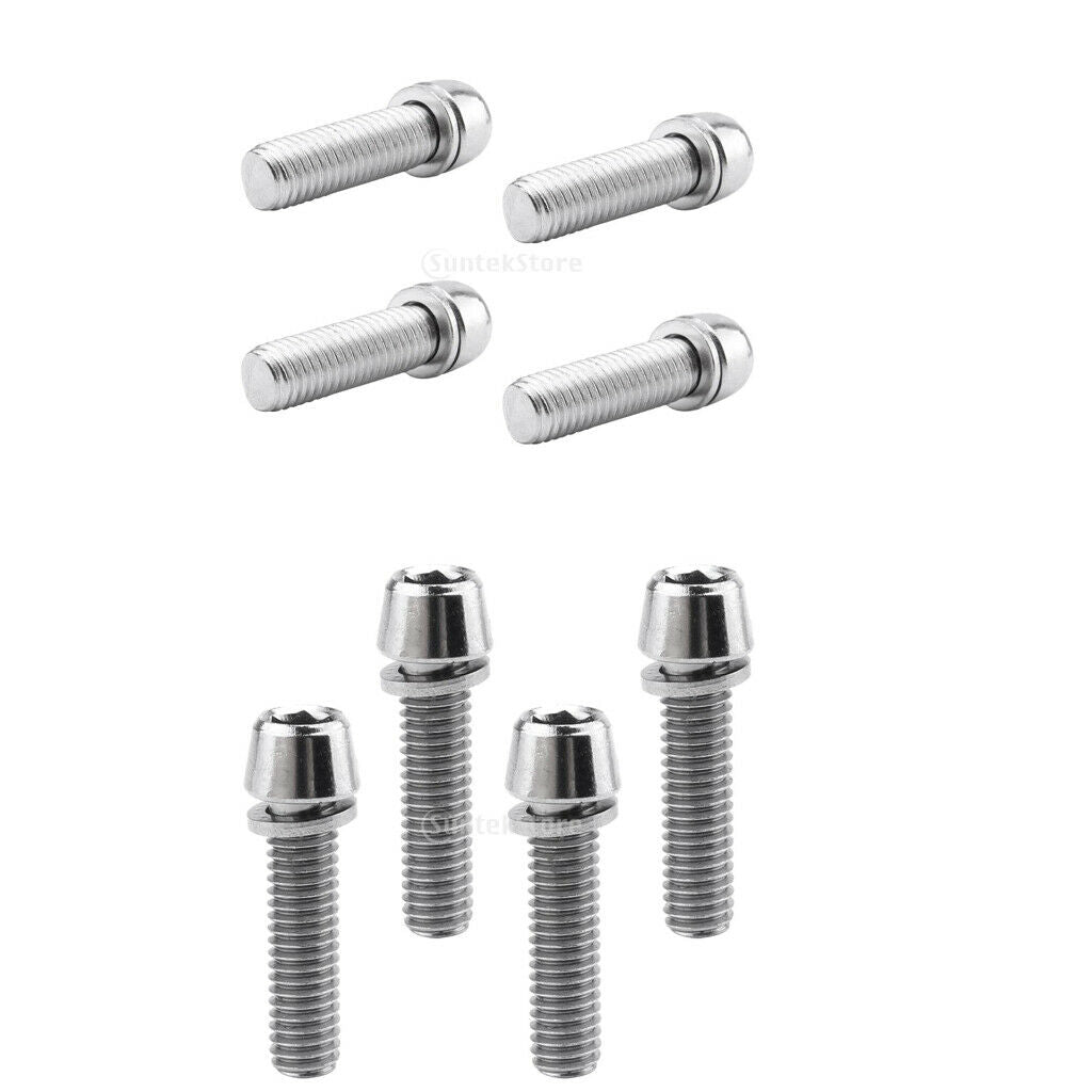 8pcs Road Bicycle Handleset Stem Screw Aluminum Alloy M5 M7 Bolts