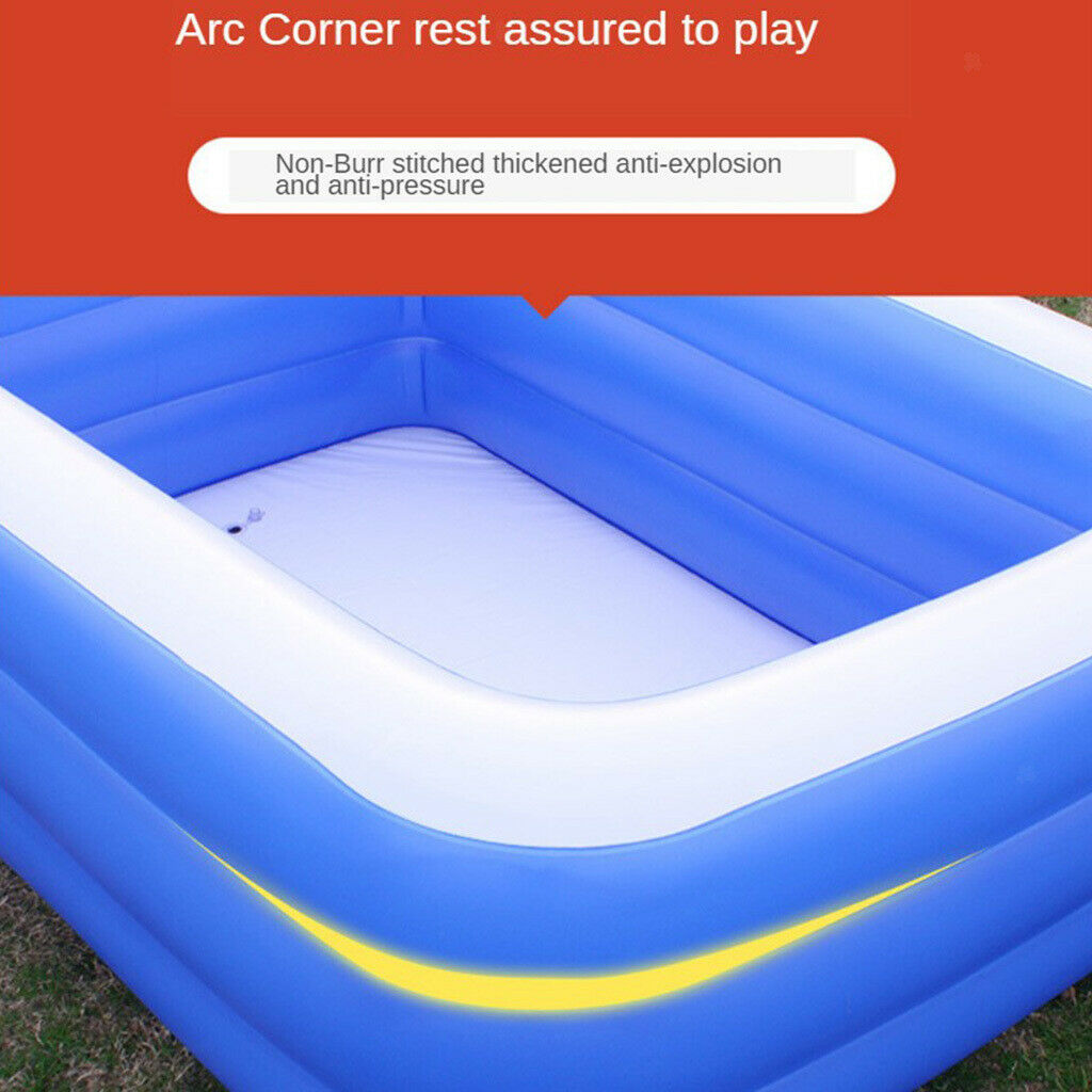 52Ã—36inch Inflated Swimming Pool Lounge Paddling Pools for Kids Family