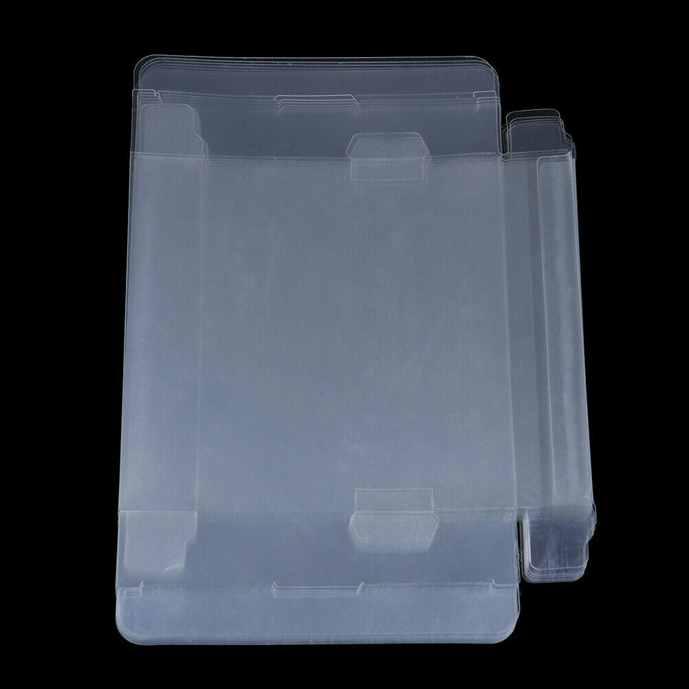 10Pcs for GB GBA GBC box clear plastic box protectors sleeve video game boxeBDA