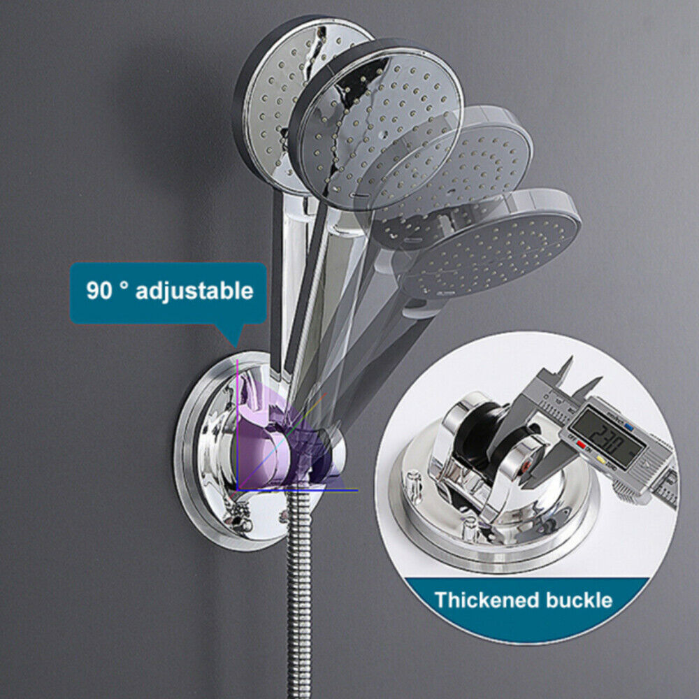 Wall Mounted Round Shower Mounting Bracket Shower Stand Adjustment Seamless Hook