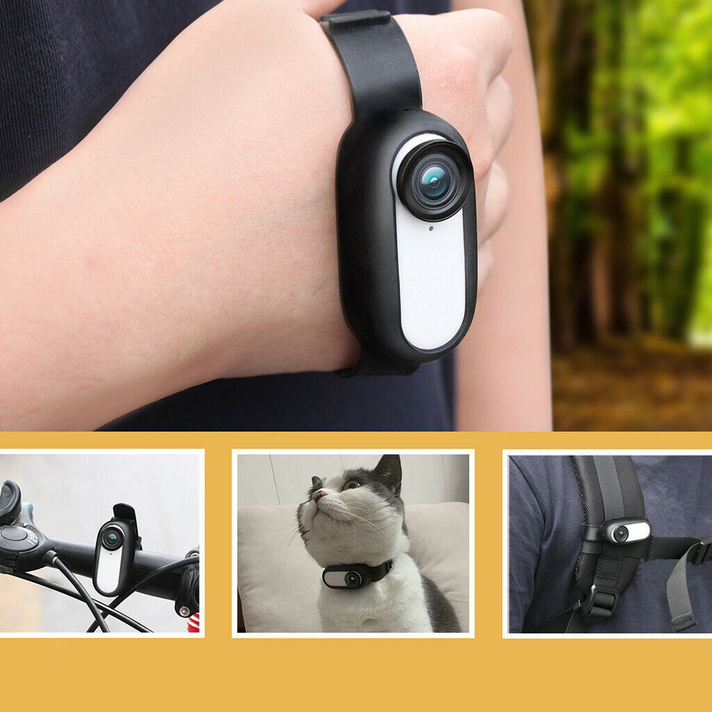 Silicone Protective Cover Wristband Pet Collars for Insta360 GO2 Accessories