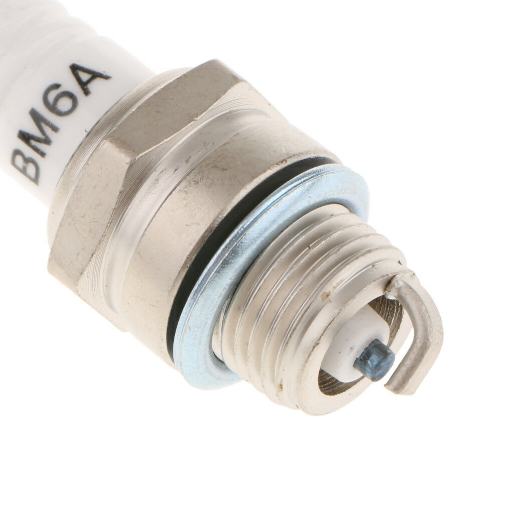 2pcs Home Garden Mower Strimmer Spark Plug BM6A Replaces M7/L7T/CJ8/1560