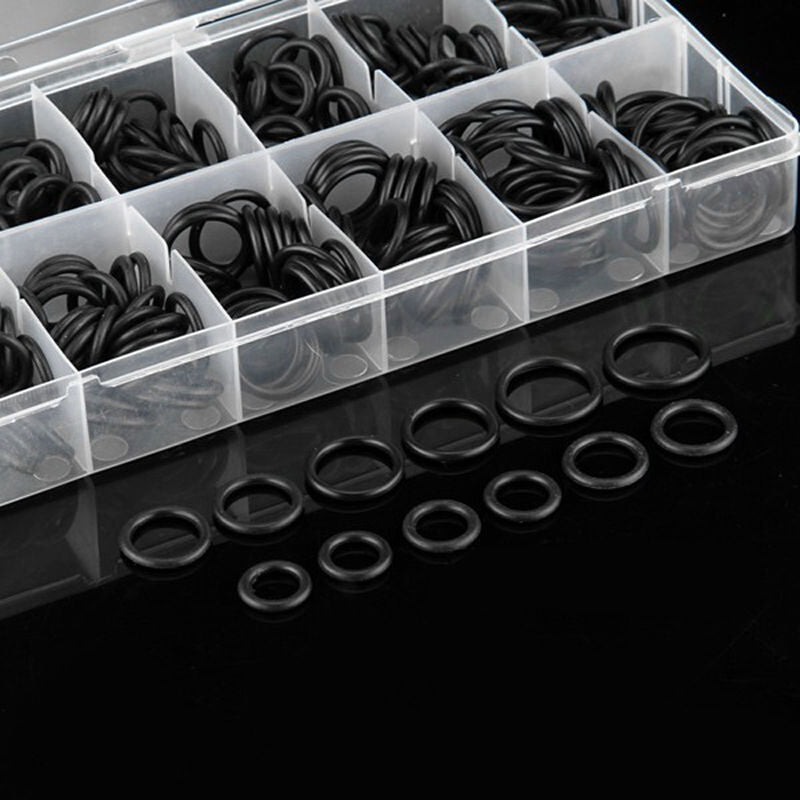 225 x Gummi O-Ring Washer Dichtungen Sortiment Schwarz für Auto BC ZP BCDE W0 DD