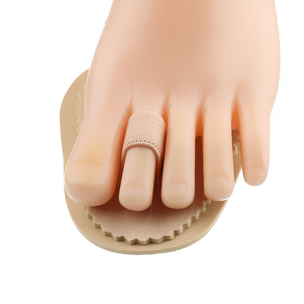 Hammer Toe Straightener Bunion Protector Splint Overlap Toe Corrector Skin Color