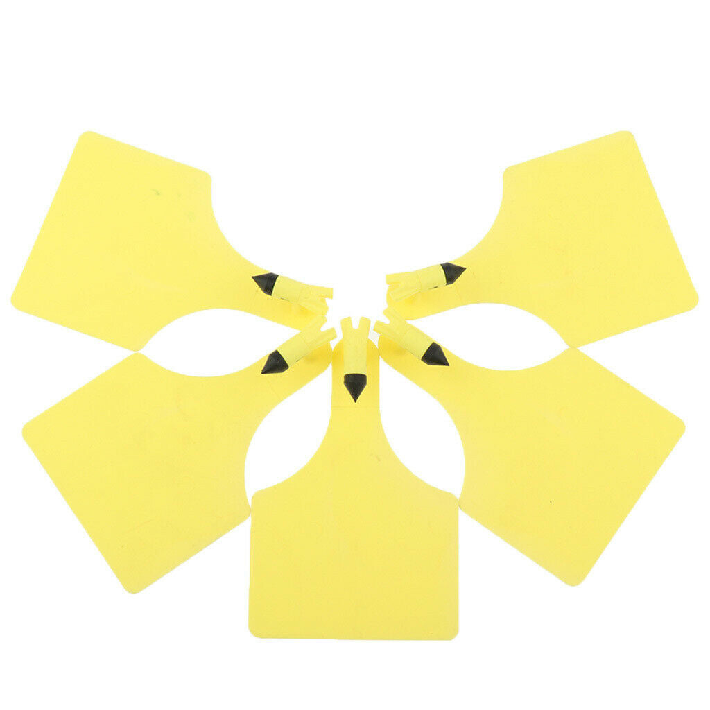 5 Pcs Blank TPU Ear Tag for Cow,High Elastic and Flexible Ear Tags