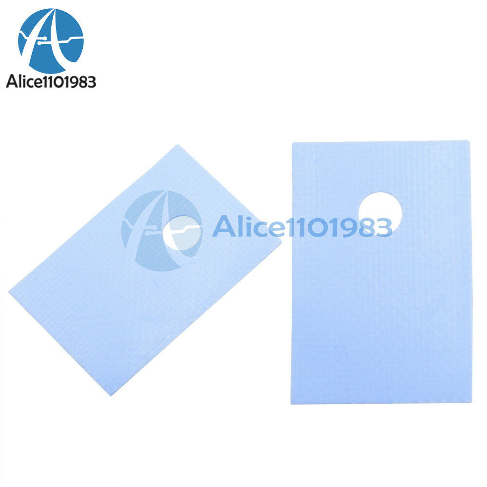 1000PCS TO-220 Insulation Pads Silicone Heatsink Shim for Laptop GPU CPU