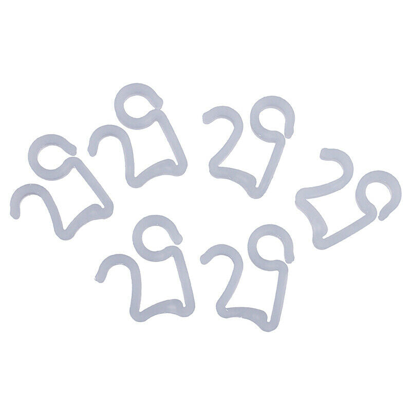 50x/set Christmas Light Clips Gutter Hang Hooks For Outside String Ligh^.l8