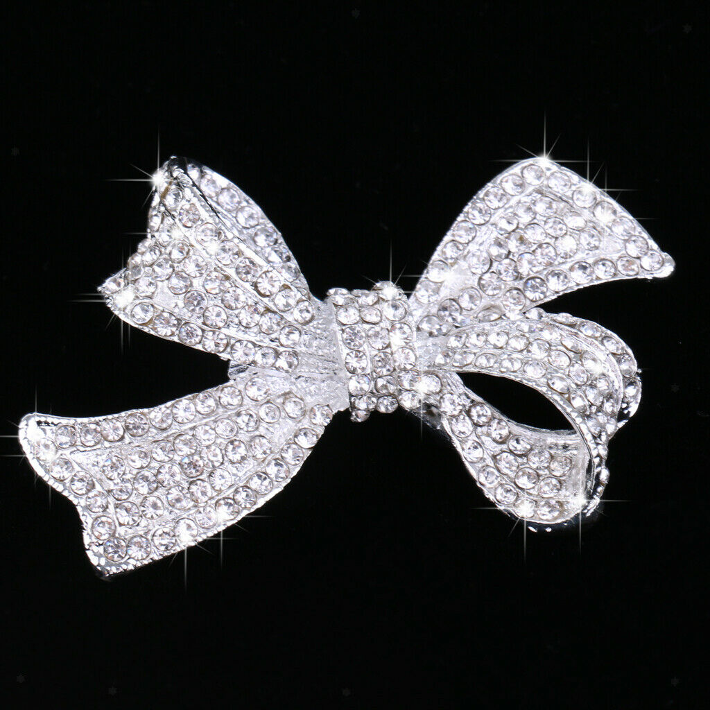 Wedding Bridal Diamante Crystal Bowknot