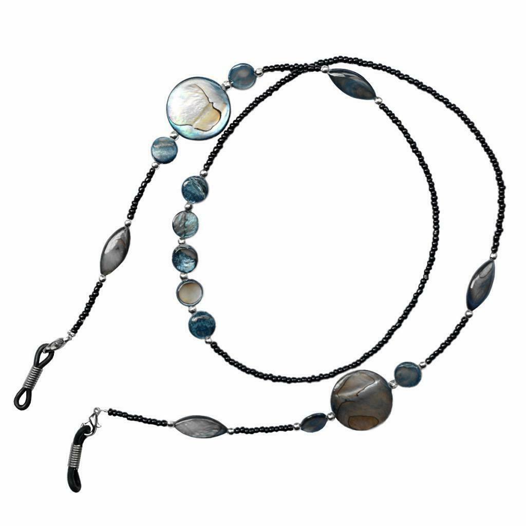 Fashion Glass Beaded Eyeglass Chain Eyewear Retainer Lanyard Necklace 27.5"