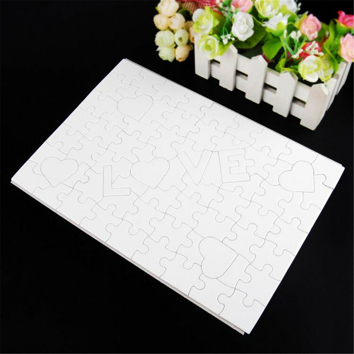 3PCS A5 DIY Blank Dye Sublimation Printable Jigsaw Puzzle For Heat Press Machine