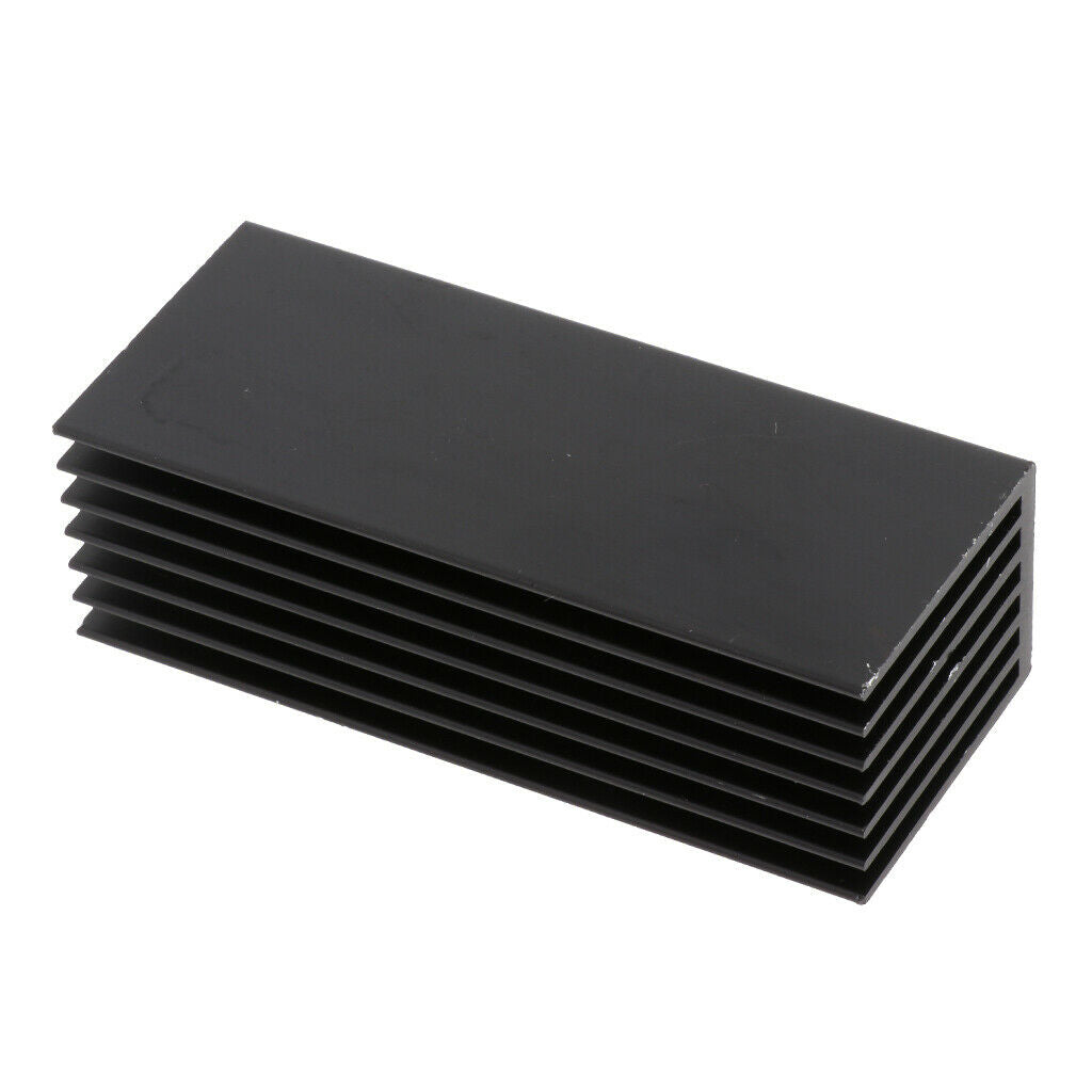 NVMe M.2 SSD Aluminum Heatsink Solid State Drive Cooler Cooling Fin - Black