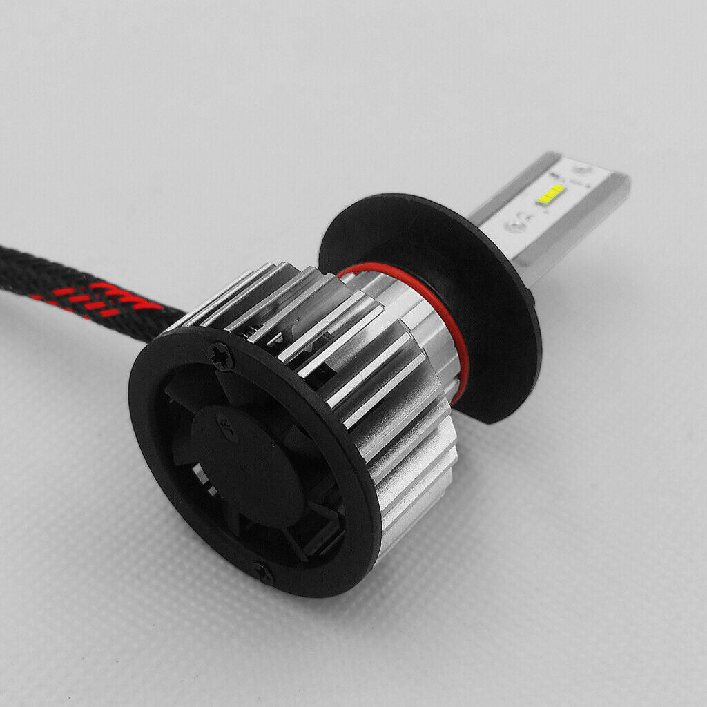2Pcs H7 Aluminum Car MINI LED Headlight Bulbs Kit 30W 3800LM IP68 9V-36V