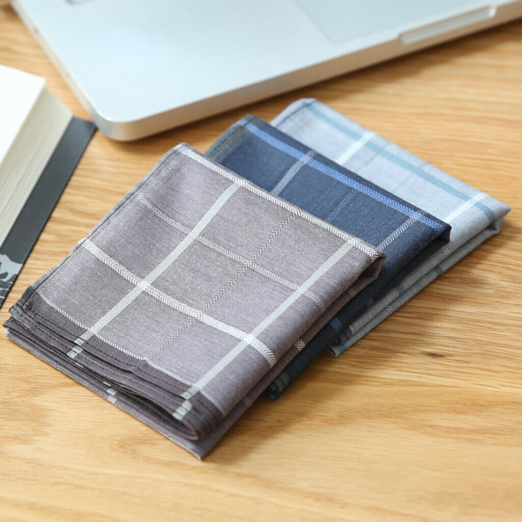 2 pieces men women pocket square handkerchief soft handkerchief 100% cotton