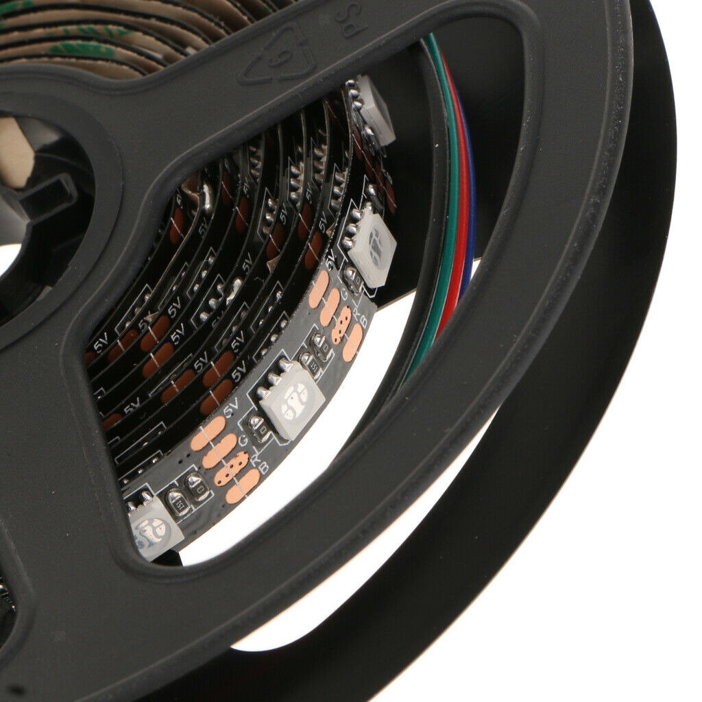 LED Strip Rope Light Flexible LED Ribbon with Remote Control 60LEDs-2M