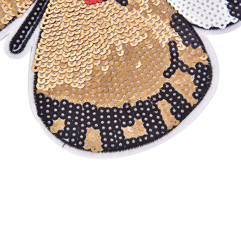 Huge butterfly reversible sequined sew on patches for clothes handmade DIYSEBD