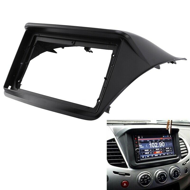 Car DVD Audio Fitting Adaptor Dash Trim Facia Panel 9inch for MITSUBISHI PajI9W5