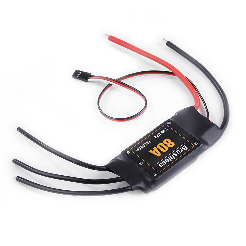 1pc 80A Brushless ESC Speed Controller for RC Drone Aircraft Components