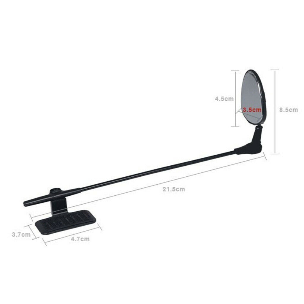 Durable Bike Helmet Mirror 360Â° Rotatable Bicycle Cycling Rear View Rearview