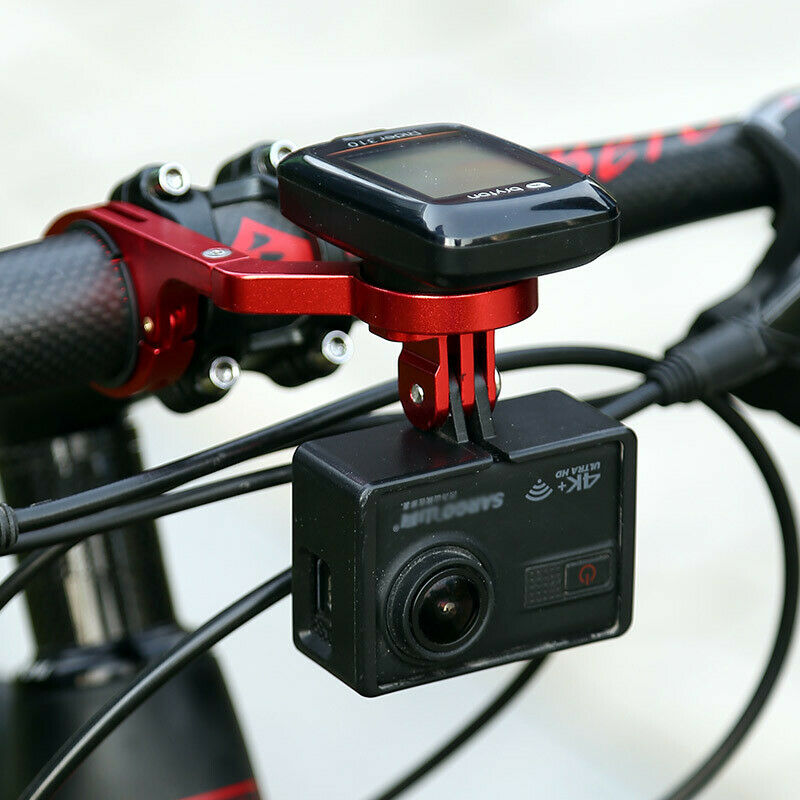 Mountain Bike Bicycle Handlebar Clamp Extension Bracket for Odometer Camera Lamp
