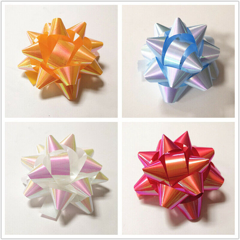 20PCS 2-inch Star Lace Ribbon Christmas Gift Wrapping Gift Box Decorat JD