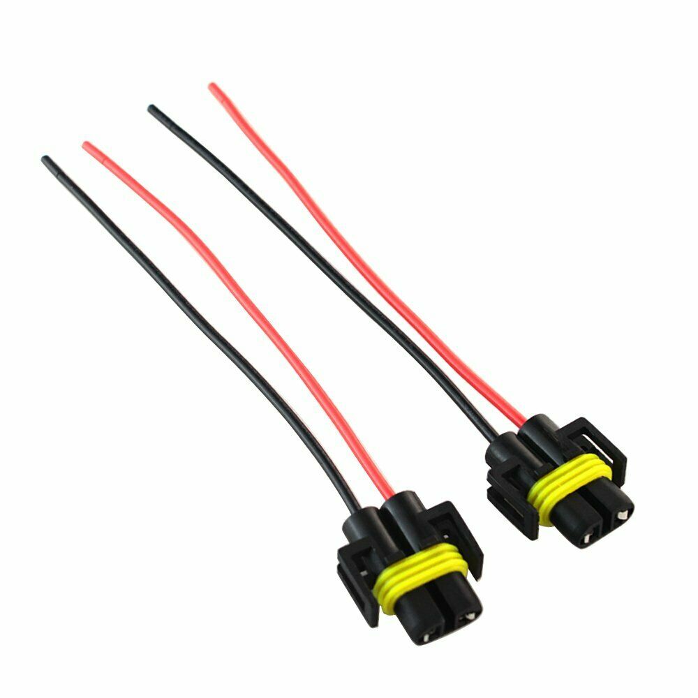 2x H11/H9/H8/880/881 Headlight/FogLight Female Adapter Harness Socket Wire Cord