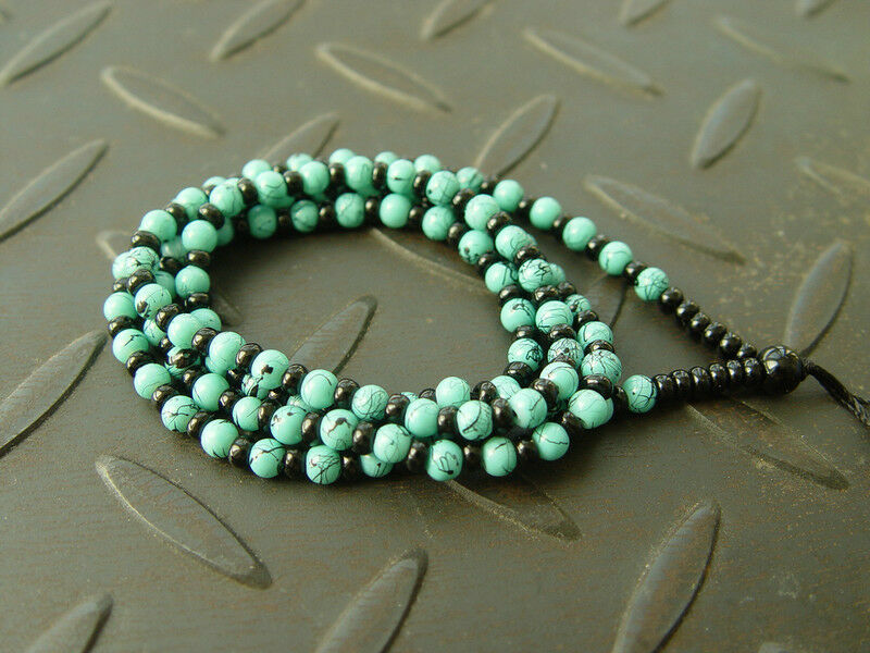 10Pcs Natural Chinese Black JADE Agate Circle beads string cord rope pendant A+