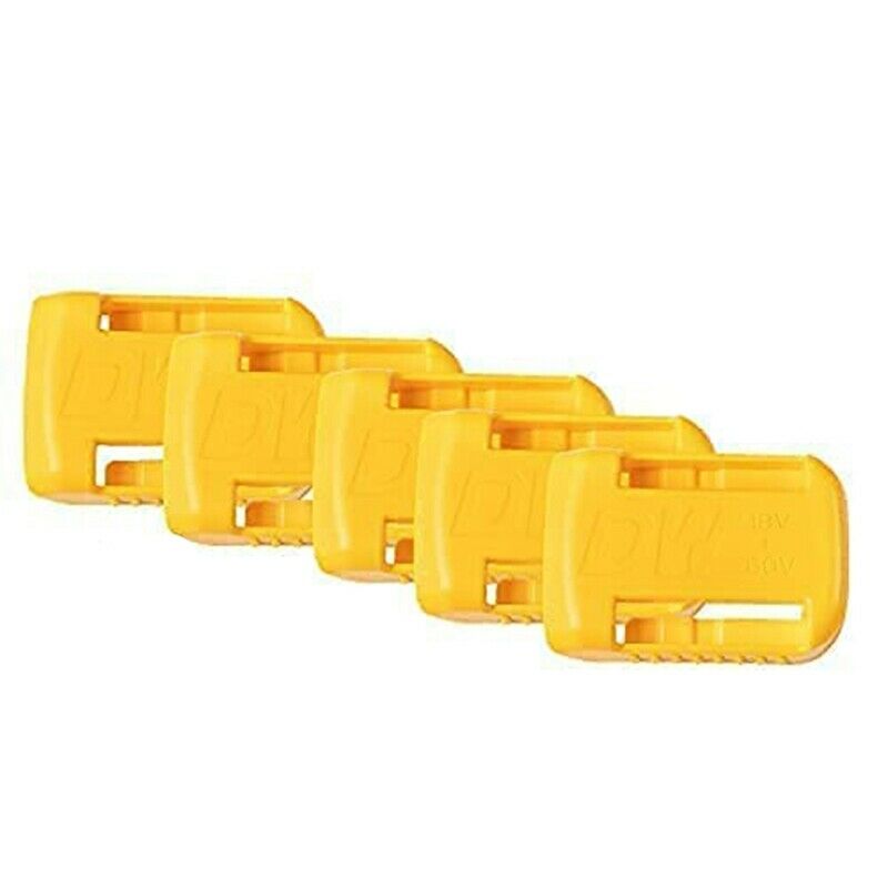 5 Packs Battery Holder Dock Mounts for DeWalt 20V 60V Battery, Wall Panel ShelB5