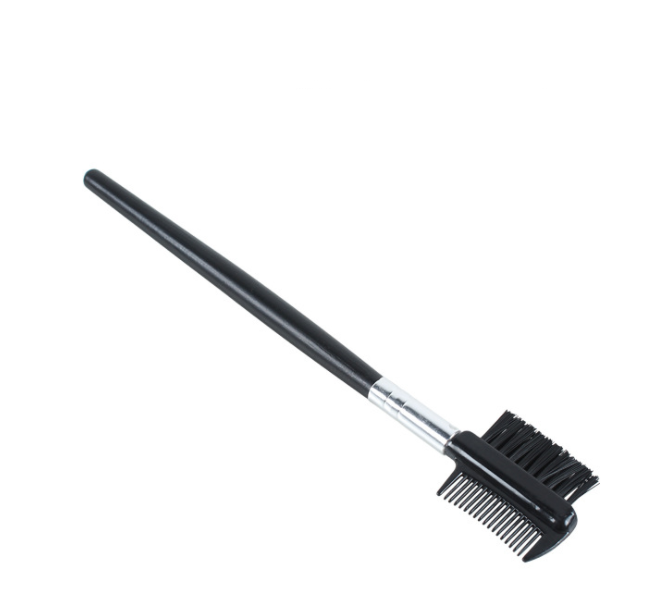 Eyebrow Eyelash Dual-Comb Extension Brush Plastic Comb Cosmetic Makeup Tool