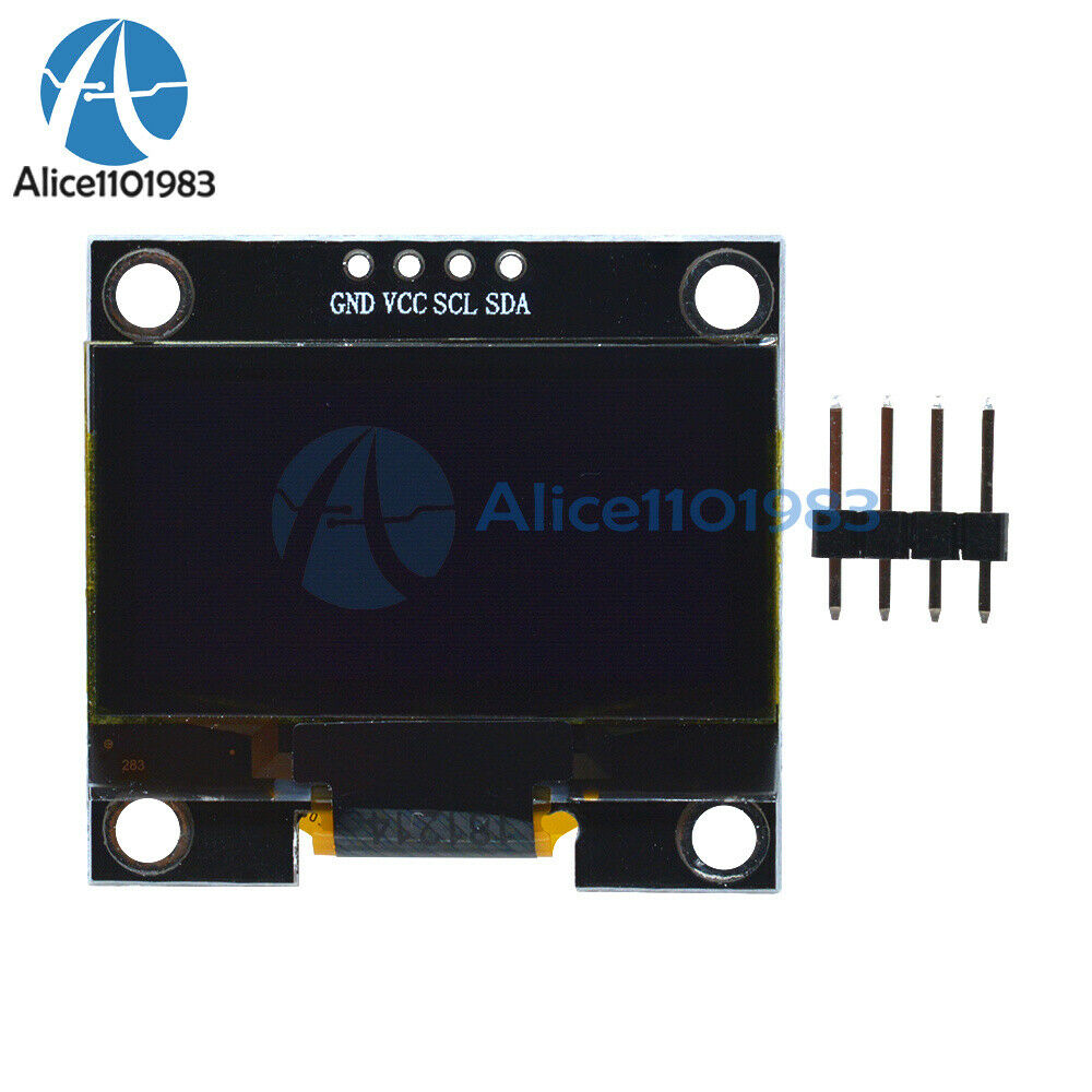 1.3" White OLED LCD 4PIN Display Module IIC I2C Interface 128x64 for Arduino