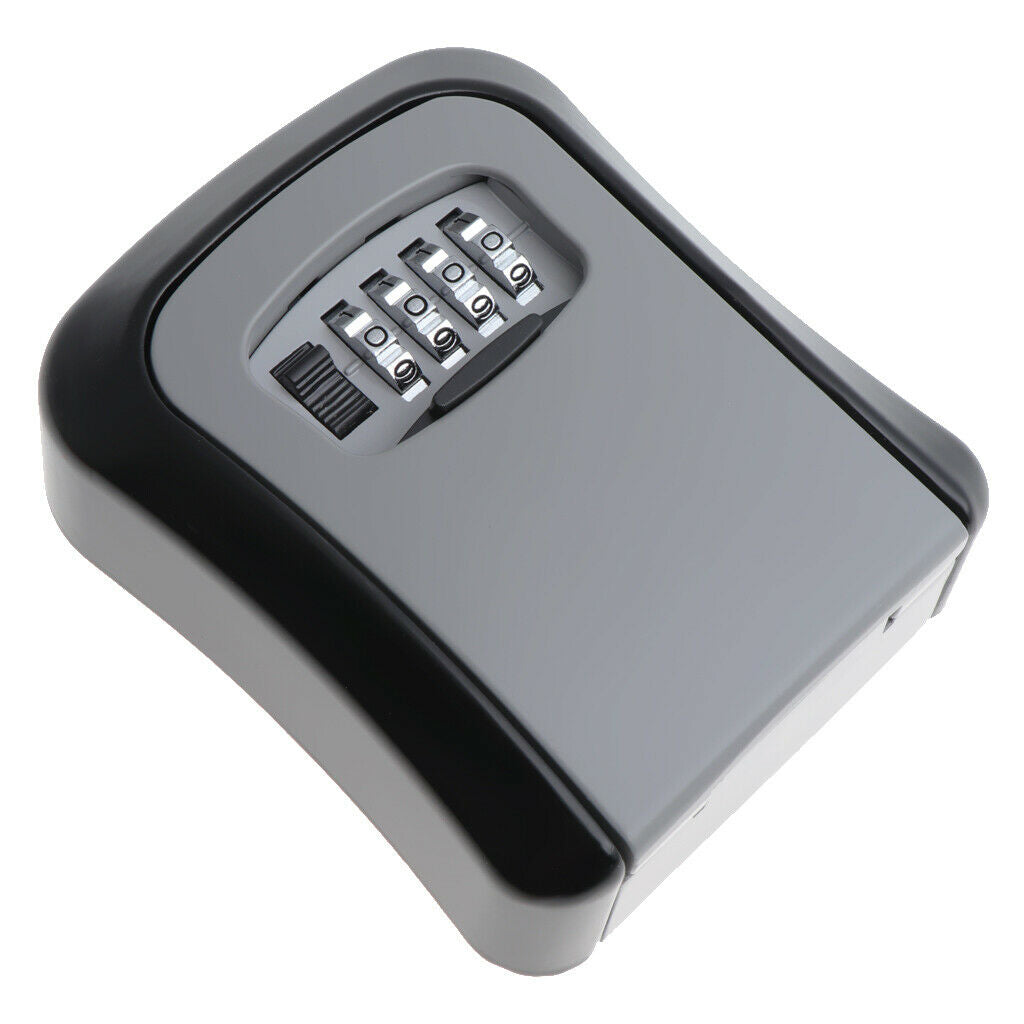 4.5'' Security Steel Wall Mounted Key Box With Combination Lock Safe Store Key