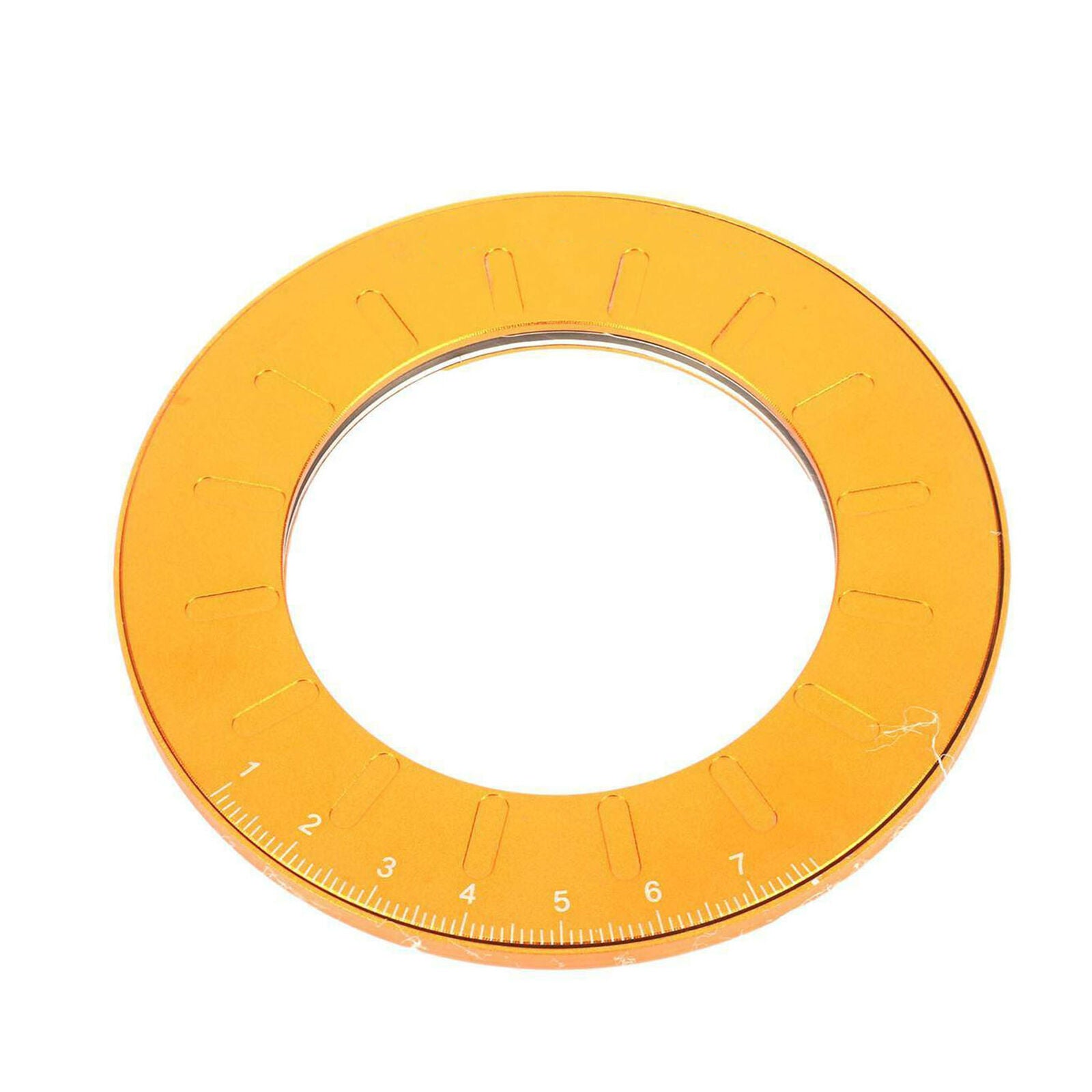 4.9 inch Circle Tool Movable Measurement Stainless Steel Creative Drawing Ruler