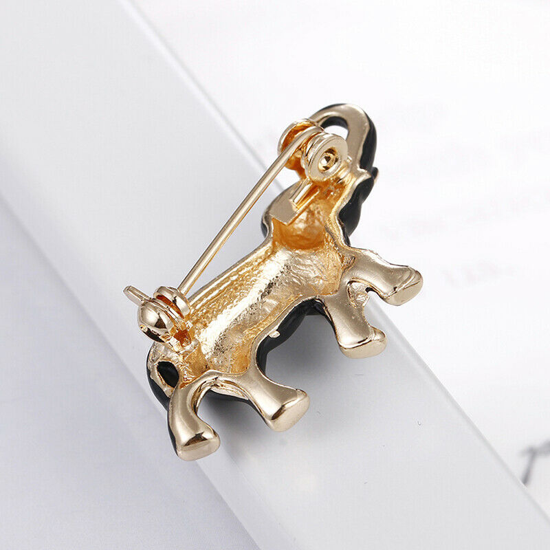 Enamel Elephant Enamel Lapel Collar Animal Brooch Pin Bouquet Jewelry Gif.l8