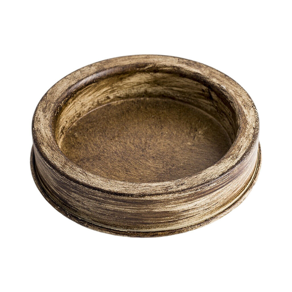 Candlestick Holder Candle Holder Plate Home Church Dining Decor Copper S