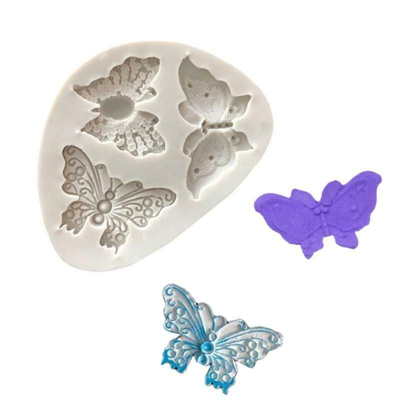 Butterfly Lace Fondant Silicone Mould DIY Baking Chocolate Cake Decoration Mold