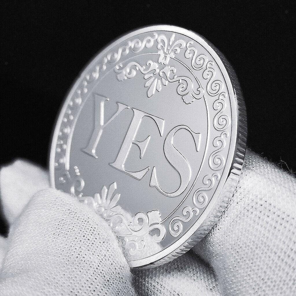 Creative YES Or NO Letter Souvenir Challenge Collectible  Art